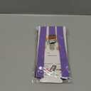 INNERZEN 2 Pieces Dog Diaper Suspenders Escape Proof, Adjustable Belly Band for Male Dogs and Diaper Holder for Female Dogs in Heat, Washable & Reusable with 3 Clips(Black&Purple,S/M)