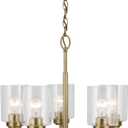 Kichler Winslow 5-Light Chandelier, Natural Brass, 16.25"