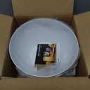 US Acrylic Vista White Plastic Salad and Serving 10-inch Bowls | set of 3 | Reusable, BPA-free, Made in the USA | 135 oz. capacity