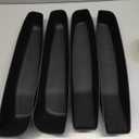 LUCKEASY 4PCS Door Side Storage Organizer for Tesla Model Y Juniper 2025 2026 Front & Rear Door Slot Pocket Box Insert Tray TPE for Model Y Juniper 2026 Accessories Black