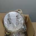 Chafing Dishes for Buffet 4 Pack, 6QT Food Warmers for Parties Buffet, Christmas Gatherings [Elegant All-Gold Colors] Stainless Steel Round Chafing Dish Buffet Set, Buffet Servers and Warmers