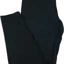 Lularoe One Size OS Solid Color Leggings fits Adults 2-10 Black, Size L