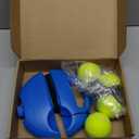 Tennis Rebound Ball & Trainer Kit with 4 Balls & 4 Elastic Ropes for Beginners, Kids & Adults