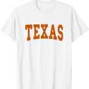 Texas - Throwback Design T-Shirt, S