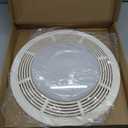 15 Inch Exhaust Fan Cover with Lens and Springs Replacement Fan Grille Assembly Compatible with Nutone 8663rp, 8664rp, 750, 751, and N750 Wall Ventilation Fan/Light Combos