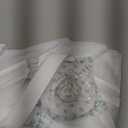 Yotache White Reversible Left Right Side Opening Magnetic Screen Door Fits Door Size 32 x 82, Unobstructed View Upgraded Polyester Mesh for Back Door, Actual Screen Size 34" x 83"