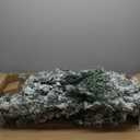 HOLLO STAR 6 ft Flocked Prelit Christmas Tree with 350 LED Lights, App Control, Artificial Christmas Tree, Multi-Color RGBW Lights, 947 Branch Tips, Snow Xmas Tree, for Home, Party