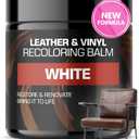 FORTIVO Leather Recoloring Balm, Leather Repair Kit for Furniture, White Leather Dye, Leather Repair Kit, White Leather Balm, Leather Repair Kit for Couches, Balm Leather - White