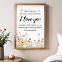 Before You Leave This Home Sign Wall Decor, 16x11 Inch Wood Framed Always Remember I Love You No Matter What Motivational Wall Art, Farmhouse Inspirational Gift for Bedroom Entryway Ofiice, Natural