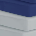 Stretchy Crib Sheets for Boys or Girls, 3Pack Baby Fitted Crib Sheets Neutral for Standard Crib and Toddler Mattress 52" x 28", Soft and Breathable, Grey & Navy Blue