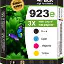 923e 923XL Ink Cartridges Combo Pack Compatible for HP 923 Ink Cartridges Work with HP Printer OfficeJet Pro 8130e 8135e 8122e 8125e 8120 8124e 8138e 8139e 8130 8132e 8134e Printers(4 Pack)