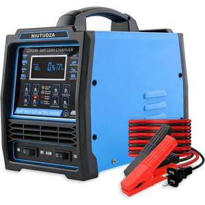 Heavy Duty Car Battery Charger, 12V/24V 0-15A Automatic Battery Maintainer, Smart Trickle Charger with Fast &Slow, Auto Shutoffs, Repair, Winter Mode, for Car Truck Motorcycle Lawn Mower Boat