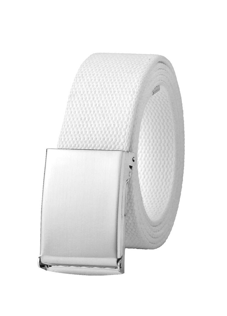 Falari Canvas Web Belt Fully Adjustable Cut to Fit Golf Belt Flip Top Buckle