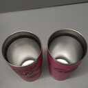 Eyasure 20 oz Tumbler with lid Double Wall Vacuum Insulated Tumblers Stainless Steel Coffee Mug Travel Coffee Tumbler Powder Coated Tumbler Cup Keep Hot&Cold - (Hot Pink 12 Pack)