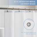 Nasitos Long Fabric Shower Curtain Liners 2 Pack - W72 x H78 - Water Resistant & Lightweight Cloth Shower Curtains for Bath Tub, Soft Hotel Quality, Machine Washable (White, 4 Magnets Included)
