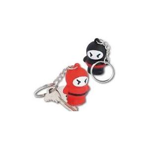 Black and Red Ninja Keychains 