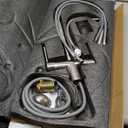 TUTEW Kitchen Faucet with Pull Down Sprayer, Kitchen Sink Faucet with Drinking Water Faucet,2 Handle 3 in 1 Water Filter Purifier Faucets,Brushed Nickel