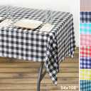 Checkered Tablecloth 54x108 Inch