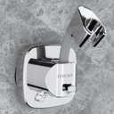 360° Swivel Shower Head Holder with Suction Cup | 10kg Load Capacity, Tool-Free Installation in Seconds | Removable and Rust-Resistant Shower Bracket (Silver)