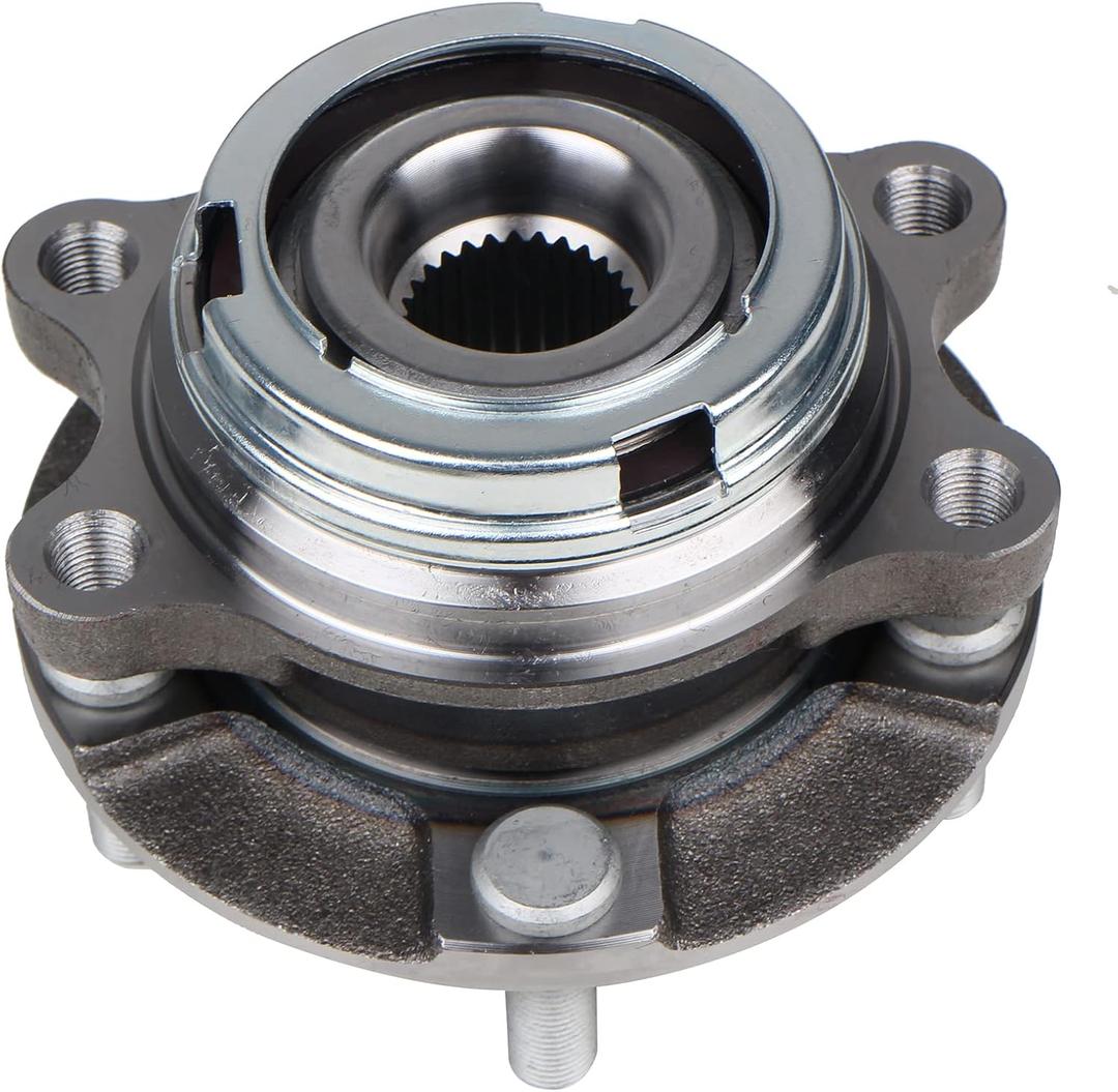 KUSATEC 513310 Front Wheel Bearing and Hub Assembly Compatible with Nissan Quest 2004 2005 2006 2007 2008 2009, Murano 2003-2007, 5 Lug Bolts w/ABS