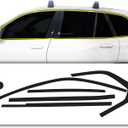 BOGAR TECH DESIGNS for BMW X5 2019-2026 Side Window Chrome Delete Precut Vinyl Trim Overlay, Gloss Black Blackout Appearance