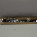 64" Bifold Sliding Barn Door Hardware Track Kit,Side Mounted Black J Shape Roller,Smoothly and Quietly,Assembly Easy,Fit Double 30" Bi-Folding Doors (Door Not Included)