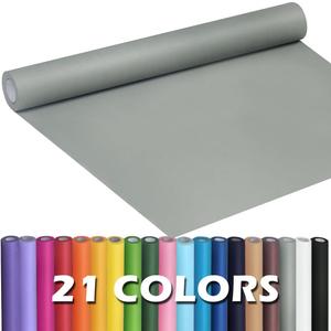 PerkHomy Light Grey Kraft Paper Roll 17.5" x 960" (80') for Gift Wrapping Bouquet Flower Art Painting Craft Writing Packaging Shipping 80GSM 55LB (Light Grey, 17.5" x 80')