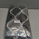 Villsure Kitchen Rugs and Mats, Non Skid Kitchen Runner Rug Absorbent Resist Dirt Kitchen Floor Mat Comfort Standing Mat Made of 100% Polypropylene Machine Washable,17.7"x59",Black (1'6" x 4'11" (Rectangular))