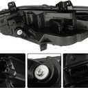 labwork Replacement for Mustang 2018-2022 Right Passenger Side Bumper Front Fog Turn Signal Light FO2521197 JR3Z13200B