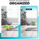 Yes4All Neoprene Coated Dumbbell Hand Weight Sets of 2 - Multiple Weight Options with 15 Colors, Anti-roll, Anti-Slip, Hexagon Shape (Rack Only, Q. Black)