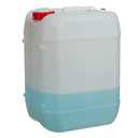 2 PCS Consolidated Plastics 5 Gallon Stackable Carboy with Leakproof Cap and Handle, HDPE Food Grade, BPA Free, Made in USA (Natural)