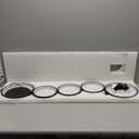 NUR 43.3" Modern Floor Lamp, Ring Standing Lamp, Dimmable, Metallic Feel, Artistic Trendy Design, Energy-Saving, Touch Switch, Ideal for Home, Office, Eco-Friendly