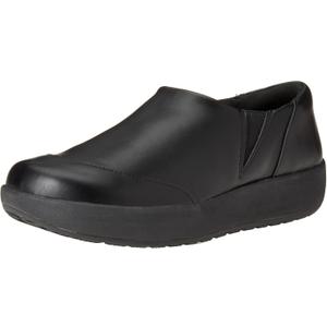 Amazon Essentials womens Comfortable Slip Resistant Service Shoe (Black, 7)