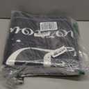 EYECY Laundry Room Runner Rug 24"X72" Non-Slip TPR Back, Bordered Design Washable for Kitchen Floor, Bathroom, Hallway, Entryway Area - Black