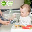 Baggies Variety Size Pack - 200 Count Variety Pack with 50 Gallon 50 Quart 100 Sandwich  Heavy Duty freezer bags