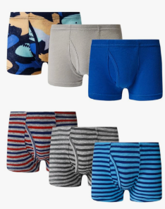 Little Boys'Cotton Boxer Brief Soft Underwear Multipack, 10