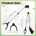 Norme 30 Pcs Grabber Reacher Tools, 32.7 in Foldable Trash Pickers