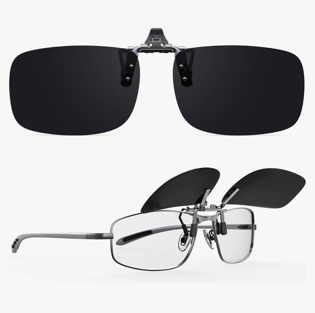 Goiteia Polarized Flip up Clip on Sunglasses over Prescription Glasses for Men Women-Upgraded No Blue Glare Goiteia Polarized Flip up Clip on Sunglasses over Prescription Glasses for Men Women-Upgraded No Blue Glare