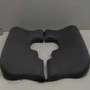 HOMBYS Memory Foam Bed Sore Cushions for Butt,Bedsore Pressure Relief Pillow for Sleeping and Sitting,Cushion for Bed Sores on Buttocks, T Shaped Opening Tailbone Pillow, Patent Pending(Dark Grey)