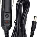 12V Car Adapter Compatible for All Snailax Back Massage Cushion Cigarette Lighter Car Charger Adapter