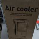 Portable Evaporative Air Cooler, Quiet Windowless Swamp Cooler with 4 Ice Packs, 2 Gallon Water Tank, Remote Control, 4 Modes & 3 Speeds, Oscillating Cooling Fan for Bedroom, Living Room and Office