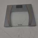 Taylor Digital Glass Body Composition Scale, Bathroom Scale for Body Weight, Measures Body Fat, Body Water, and Muscle Mass, Athlete Mode, 4-User Recognition, FSA HSA Eligible, 400 lb Capacity, Silver