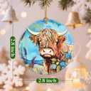 Christmas Ornaments, Cow Ornament, Christmas Tree Ornaments, Xmas Decorations, Holiday Decorations, Gifts for Cow Lovers, Holiday Party Gifts, and Xmas Gift Ideas