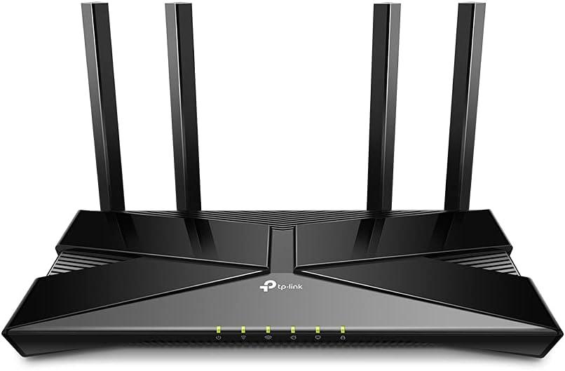 TP-Link Smart WiFi 6 Router (Archer AX10) 4 Gigabit LAN Ports, Dual Band 802.11AX Router, Beamforming, OFDMA, MU-MIMO, Parental Controls, Dual-Core 900MHz Processor, Works with Alexa