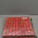 Outus 6 Pcs Video Game Brick Boxes 11.8" Brick Wrapping Paper Cardboard Red Brick Building Blocks Mystery Boxes Props Comic Party Supplies for Birthday Holiday Party Fireplace Decor