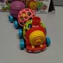 MOONTOY Toddler Train Toys for 1 Year Old Boy Birthday Gift Easter Basket Stuffers, Musical Push Go Baby Car Toys for Toddlers 1-3 0-2, Baby Boy Toys 6-12 Month, Infant Rattle 5 6 7 8 9 10 11 12 Month