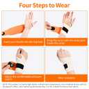 Generic 1Pcs Ultra-Thin Elastic Wrist Brace Wrist Wraps, Compression Wrist Straps Wrist Support for Carpal Tunnel Arthritis Tendonitis Sprains Wrist Pain, Soft Wristband Fits Both Hands (Beige)