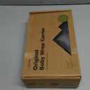 KeaBabies Baby Wrap Carrier - All in 1 Original Baby Carrier Newborn to Toddler Sling, Easy to Wear, Hands Free Bonding, Lightweight, Breathable Infant Wraps (Trendy Black) (One Size (Pack of 1))