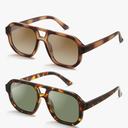 livho Trendy Polarized Square Aviator Sunglasses Women Men Square Eyewear Frame, Retro Sun Glasses for Women Men 2025 Shades