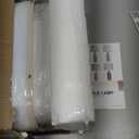 USumkky 25" Table Lamps Set of 2  Modern Bedside Lamps for Living Room  White Washed Ceramic Nightstand Lamps for Bedroom